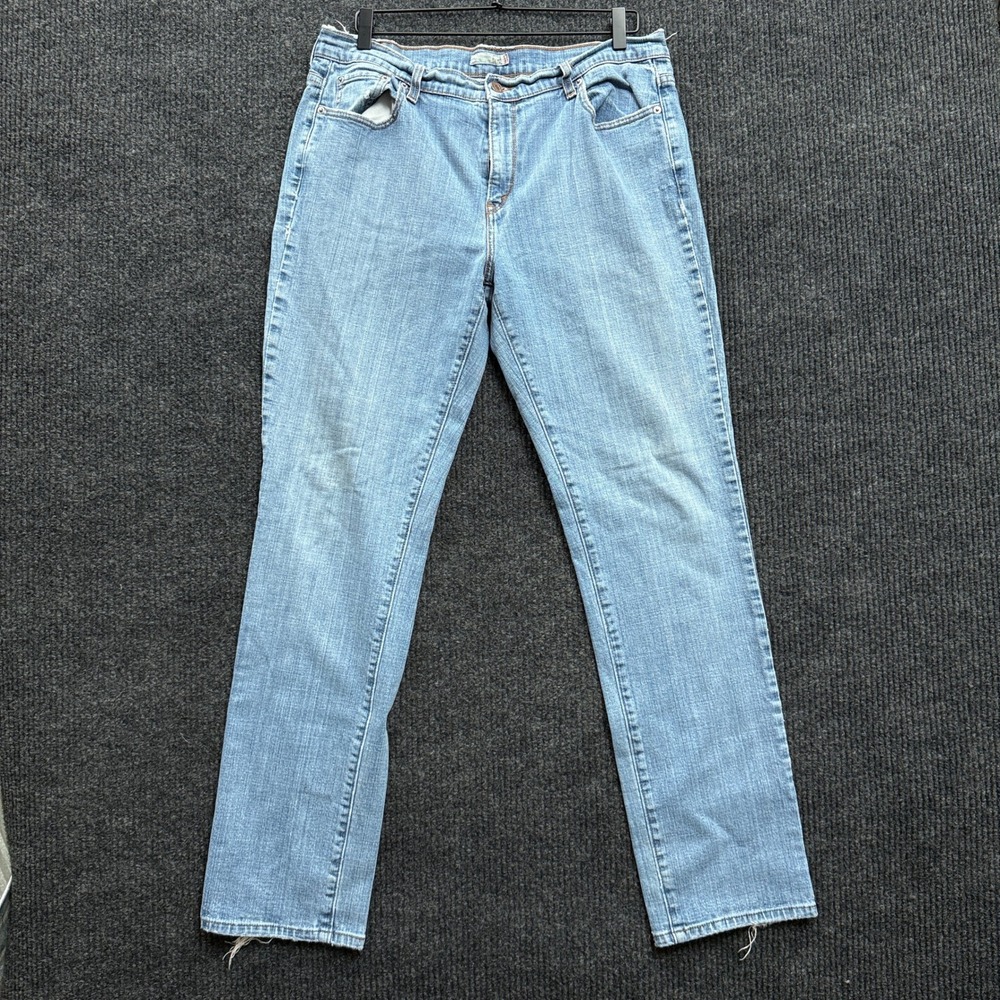 Levi's 505 Regular Fit Jeans Mens 38x32 Light Wash Blue Denim Distressed